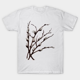 Pussywillow catkins T-Shirt